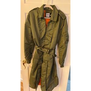 Opening ceremony alpha industries trench coat